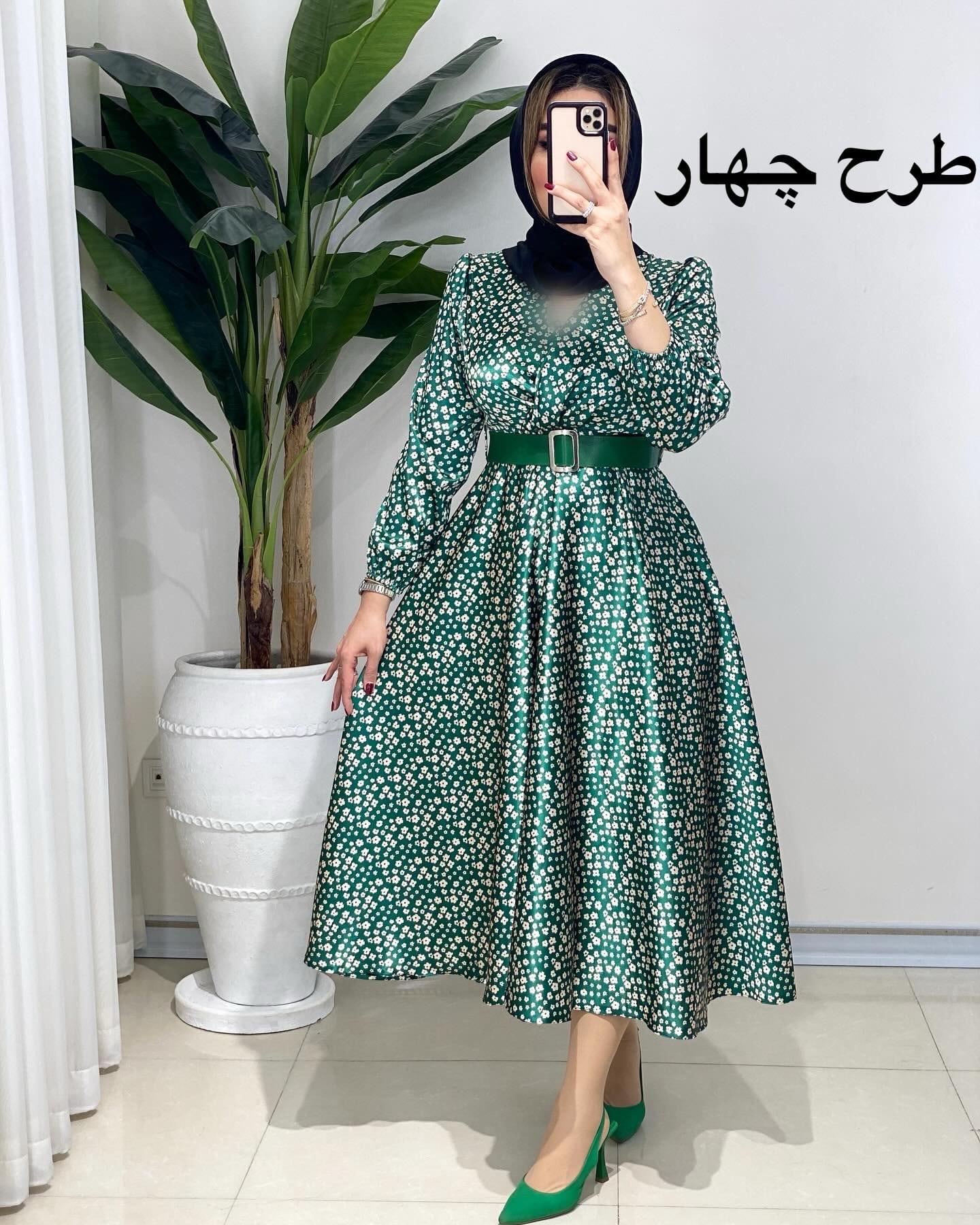 پیراهن ساتن نیوا
