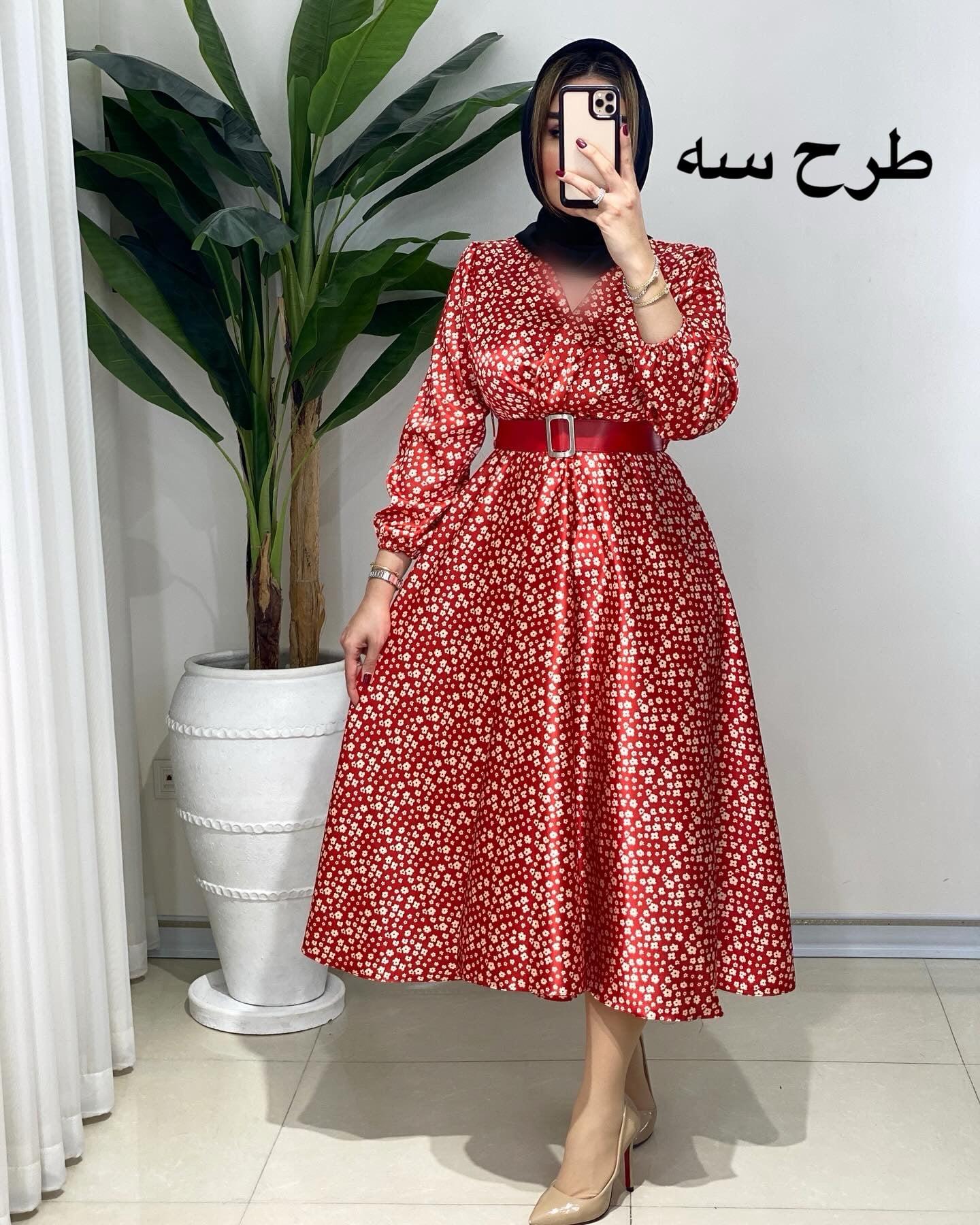 پیراهن ساتن نیوا