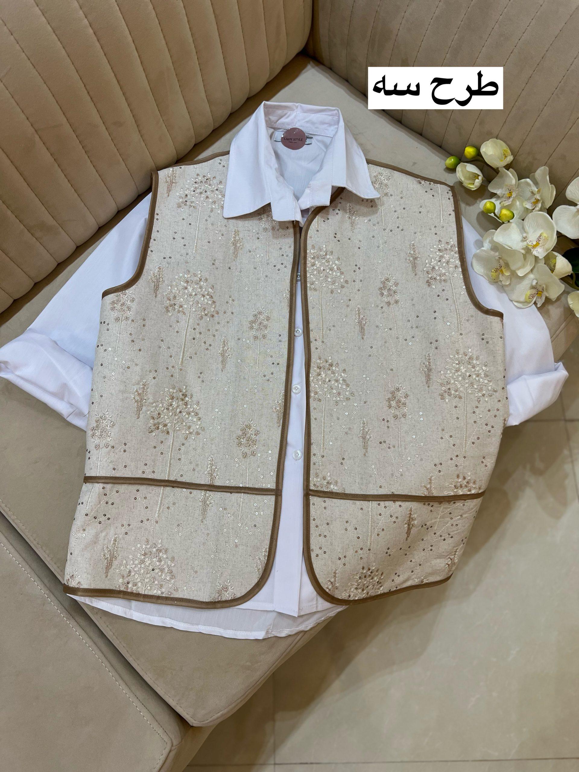 ژیله سوزن دوزی هندی 10532
