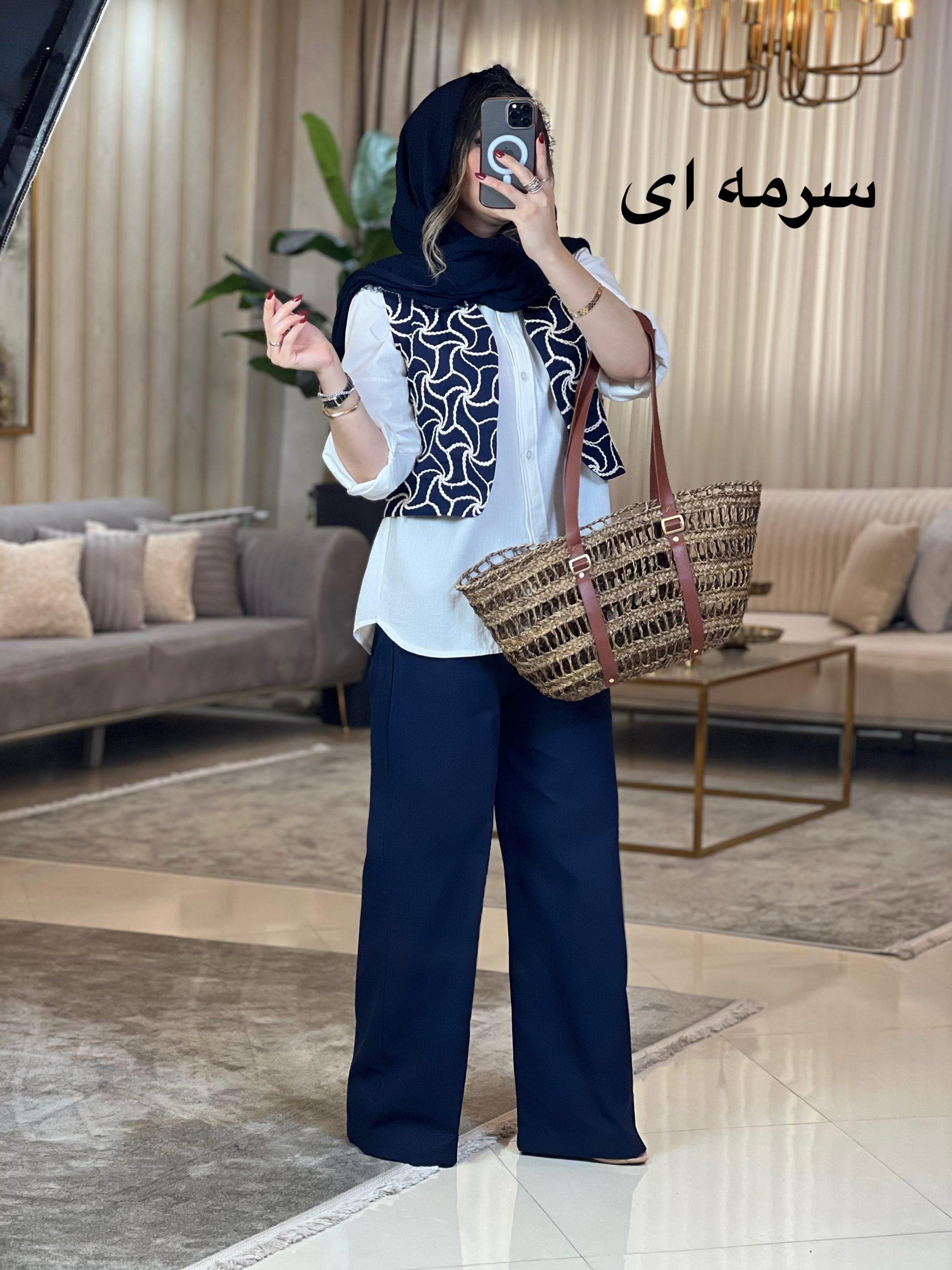 ست سه تيكه  خامه دوزی آرا 6905