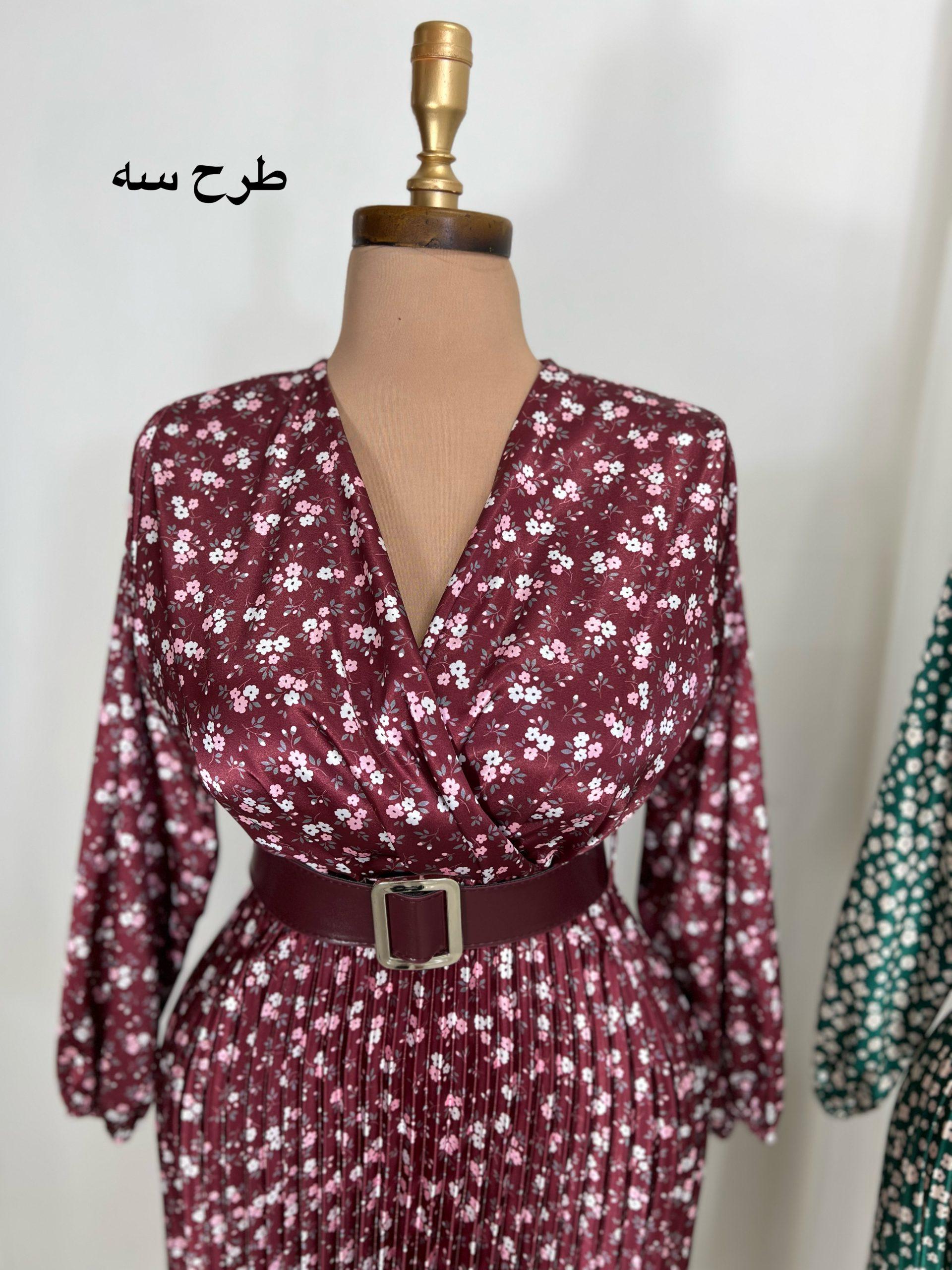 پیراهن پلیسه مدل لیان 3457