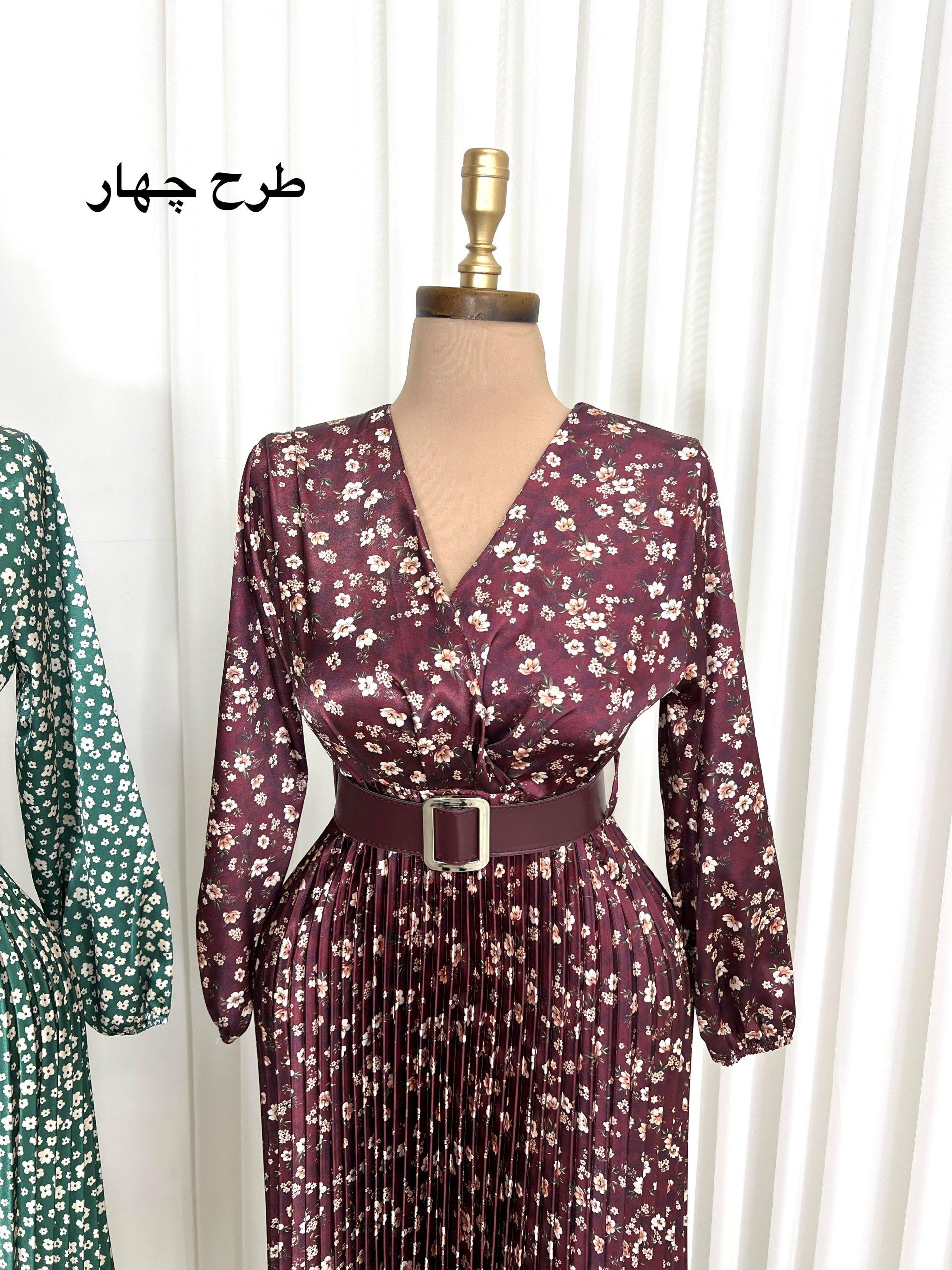 پیراهن پلیسه مدل لیان 3457