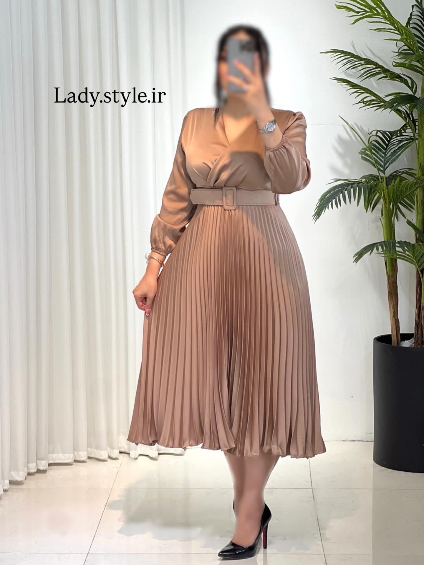 پیراهن ساتن زارا نیلسا